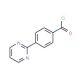4-Pyrimidin-2-ylbenzoyl chloride (CAS 679806-84-9) - chemical structure image
