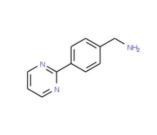 4-Pyrimidin-2-ylbenzylamine (CAS 885466-44-4) - chemical structure image
