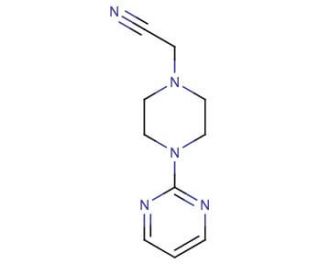 (4-pyrimidin-2-ylpiperazin-1-yl)acetonitrile - chemical structure image