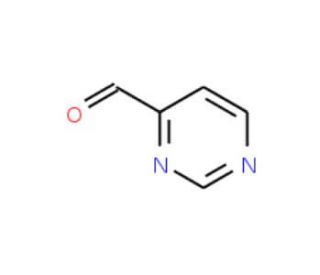 4-Pyrimidinecarboxaldehyde (CAS 2435-50-9) - chemical structure image