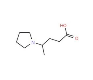 4-Pyrrolidin-1-yl-pentanoic acid - chemical structure image
