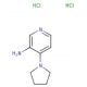 4-(pyrrolidin-1-yl)pyridin-3-amine dihydrochloride - chemical structure image