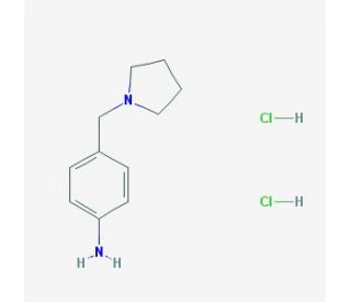 4-(pyrrolidin-1-ylmethyl)aniline dihydrochloride - chemical structure image