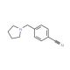 4-(pyrrolidin-1-ylmethyl)benzonitrile (CAS 78064-96-7) - chemical structure image