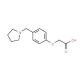 (4-Pyrrolidin-1-ylmethyl-phenoxy)-acetic acid - chemical structure image