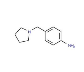 4-Pyrrolidin-1-ylmethyl-phenylamine (CAS 142335-64-6) - chemical structure image