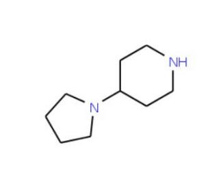 4-Pyrrolidin-1-ylpiperidine (CAS 5004-07-9) - chemical structure image