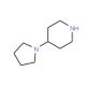 4-Pyrrolidin-1-ylpiperidine (CAS 5004-07-9) - chemical structure image