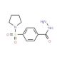 4-(pyrrolidin-1-ylsulfonyl)benzohydrazide - chemical structure image
