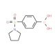 4-(Pyrrolidin-1-ylsulphonyl)benzeneboronic acid (CAS 486422-57-5) - chemical structure image