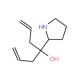 4-Pyrrolidin-2-yl-hepta-1,6-dien-4-ol - chemical structure image