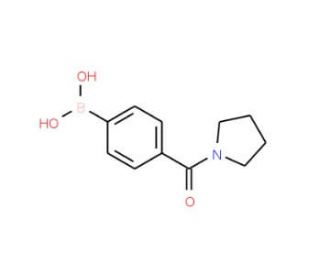4-(Pyrrolidine-1-carbonyl)phenylboronic acid (CAS 389621-81-2) - chemical structure image