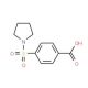 4-(Pyrrolidine-1-sulfonyl)-benzoic acid (CAS 19580-33-7) - chemical structure image