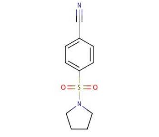 4-(pyrrolidine-1-sulfonyl)benzonitrile - chemical structure image