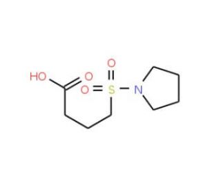 4-(pyrrolidine-1-sulfonyl)butanoic acid - chemical structure image