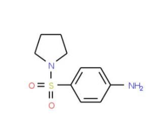4-(Pyrrolidine-1-sulfonyl)-phenylamine (CAS 88327-91-7) - chemical structure image