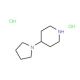 4-Pyrrolidinopiperidine 2HCl (CAS 4983-39-5) - chemical structure image