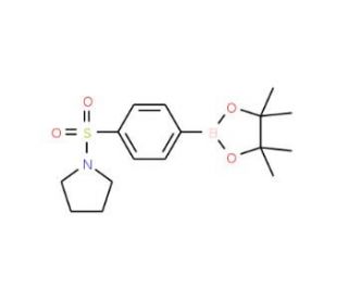 4-(Pyrrolidinylsulfonyl)phenylboronic acid, pinacol ester (CAS 928657-21-0) - chemical structure image