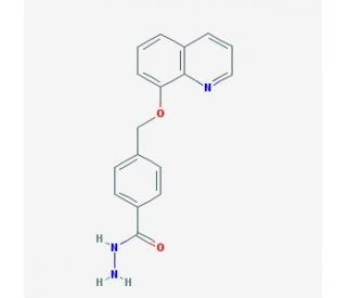4-(Quinolin-8-yloxymethyl)-benzoic acid hydrazide - chemical structure image