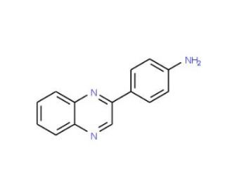 4-Quinoxalin-2-yl-phenylamine - chemical structure image