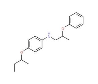 4-(sec-Butoxy)-N-(2-phenoxypropyl)aniline - chemical structure image