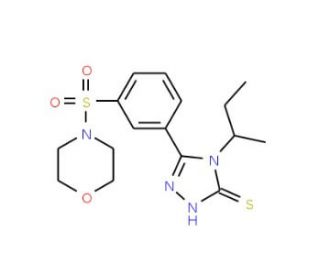 4-sec-Butyl-5-[3-(morpholine-4-sulfonyl)-phenyl]-4H-[1,2,4]triazole-3-thiol - chemical structure image