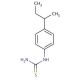 (4-sec-Butyl-phenyl)-thiourea - chemical structure image