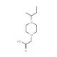 (4-sec-Butyl-piperazin-1-yl)-acetic acid - chemical structure image