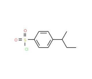 4-sec-butylbenzenesulfonyl chloride (CAS 56609-83-7) - chemical structure image