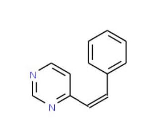 4-(Styryl)pyrimidine - chemical structure image
