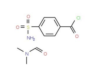 4-Sulfamidobenzoyl chloride DMF complex (CAS 1172493-99-0) - chemical structure image