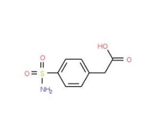 (4-Sulfamoyl-phenyl)-acetic acid - chemical structure image