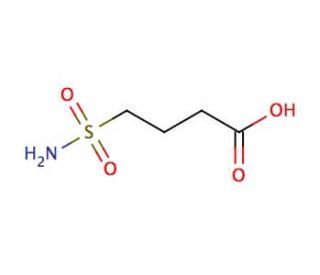 4-Sulfamoylbutyric Acid (CAS 175476-52-5) - chemical structure image