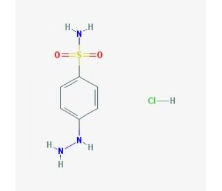 (4-Sulfamoylphenyl)hydrazine Hydrochloride (CAS 17852-52-7) - chemical structure image