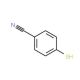 4-sulfanylbenzonitrile 的分子结构, CAS编号: 36801-01-1 4-sulfanylbenzonitrile (CAS 36801-01-1) - chemical structure image
