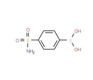 4-Sulphamoylbenzeneboronic acid (CAS 613660-87-0) - chemical structure image