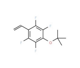 4-(tert-Butoxy)-2,3,5,6-tetrafluorostyrene (CAS 343305-41-9) - chemical structure image