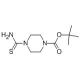 4-(Tert-butoxycarbonyl)piperazine-1-thicarboxamide (CAS 196811-66-2) - chemical structure image