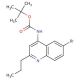 4-tert-Butoxycarbonylamino-6-bromo-2-propylquinoline (CAS 948290-88-8) - chemical structure image