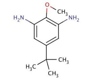 4-tert-Butyl-2,6-diaminoanisole (CAS 473269-70-4) - chemical structure image