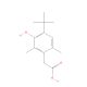 4-tert-Butyl-2,6-dimethyl-3-hydroxyphenylacetic Acid (CAS 55699-12-2) - chemical structure image