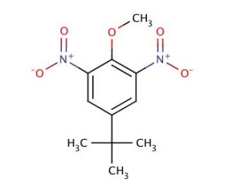 4-tert-Butyl-2,6-dinitroanisole (CAS 77055-30-2) - chemical structure image