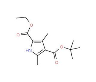 4-tert-Butyl 2-ethyl 3,5-dimethyl-1H-pyrrole-2,4-dicarboxylate - chemical structure image