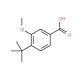 4-(tert-Butyl)-3-methoxybenzoic acid (CAS 79822-46-1) - chemical structure image