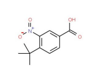 4-tert-butyl-3-nitrobenzoic acid (CAS 59719-78-7) - chemical structure image