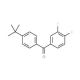 4-tert-Butyl-3′,4′-difluorobenzophenone (CAS 845781-01-3) - chemical structure image