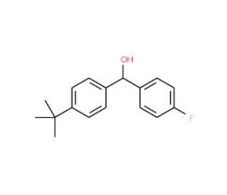 4-tert-Butyl-4&prime;-fluorobenzhydrol - chemical structure image