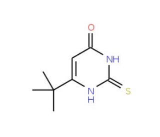 4-tert-Butyl-6-hydroxy-2-mercaptopyrimidine - chemical structure image