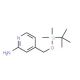 4-(tert-Butyl-dimethyl-silanyloxymethyl)-pyridin-2-ylamine (CAS 329794-09-4) - chemical structure image