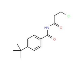 4-tert-butyl-N-(3-chloropropanoyl)benzamide - chemical structure image